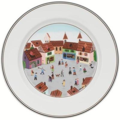 Villeroy & Boch Design Naif Frühstücksteller / Kuchenteller Dorf 21cm
