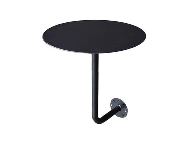 YUEKOPOU An der Wand befestigter Café-Tisch, Platzsparendes Regal for Cafés und kleine Räume(Nero,35 cm)