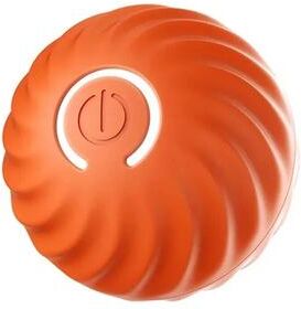 Uplift Treasures Automatic Moving Dog Ball Interactive USB Rechargeable Toy orange