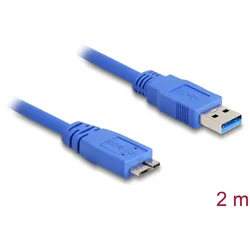 Delock USB3.0 Anschlusskabel 2.0m Stecker A/ Micro B