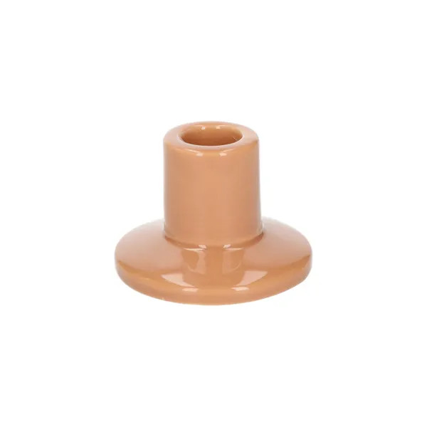Dille & Kamille Kandelaar van porselein en terracotta voor stompkaarsen