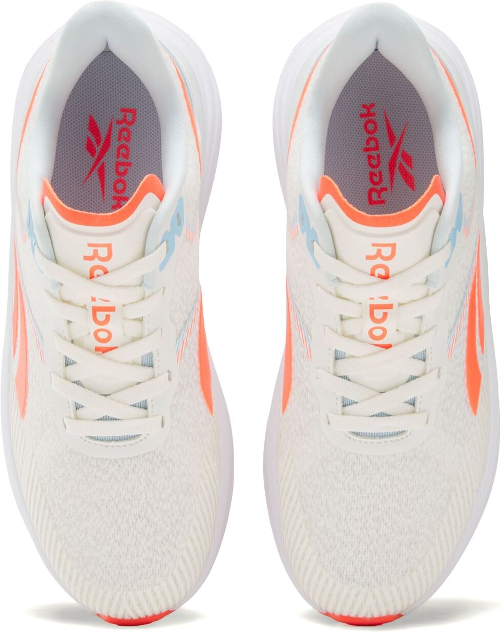 Laufschuh REEBOK "REEBOK VIVA SPEED", Damen, Gr. 39, orange (chalk, neon cherry, weiß), Synthetik, Textil, Schuhe Laufschuh chalk, neon cherry, weiß 39