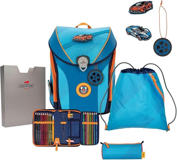 ErgoFlex MAX Superflash Schulranzenset 5-teilig Supercar