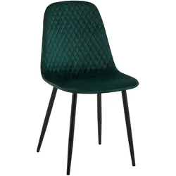 CLP Stuhl Giverny Samt - Farbe: grün, Material: Samt