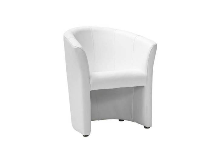 Fauteuil - SIGNAL - TM-1 - Éco-cuir - Blanc - Design moderne