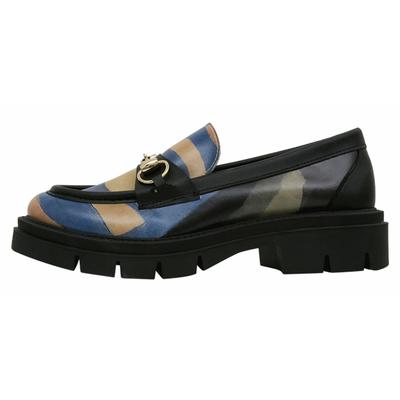 Loafer DOGO "Cindy Loafer Window Damen Halbschuhe", Damen, Gr. 38, Normalschaft, schwarz, Lederimitat, Schuhe Loafer, Handgefertigt