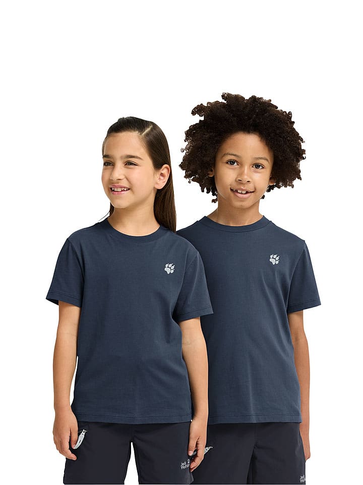 Jack Wolfskin Shirt "Paw" in Dunkelblau - 104