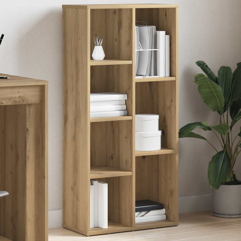 vidaXL Bibliothèque chêne artisanal 50x25x104 cm