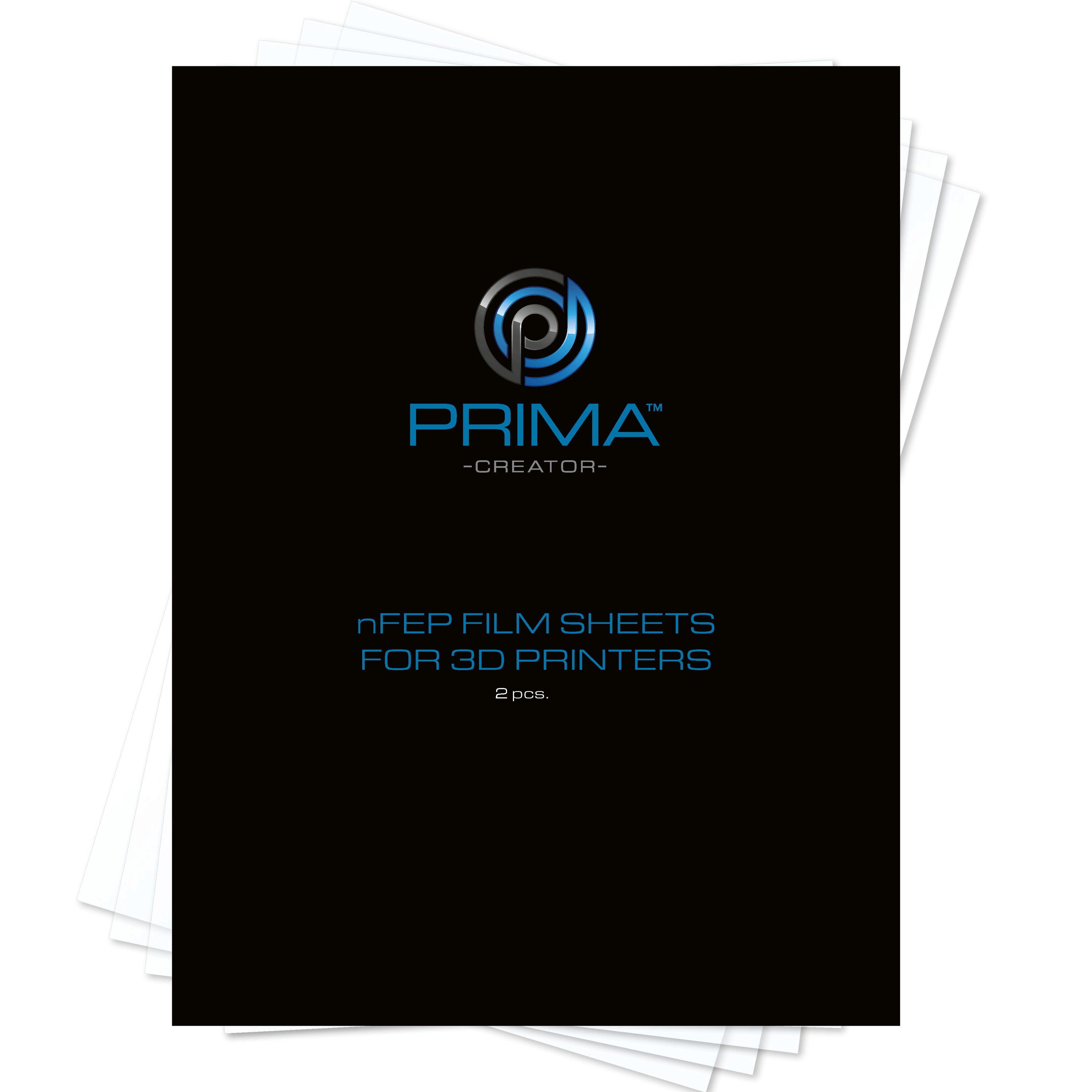 PrimaCreator nFEP Film Sheets for 3D Printers - 200 x 270 mm - 2-pack PC-NFEP-200/270-2P