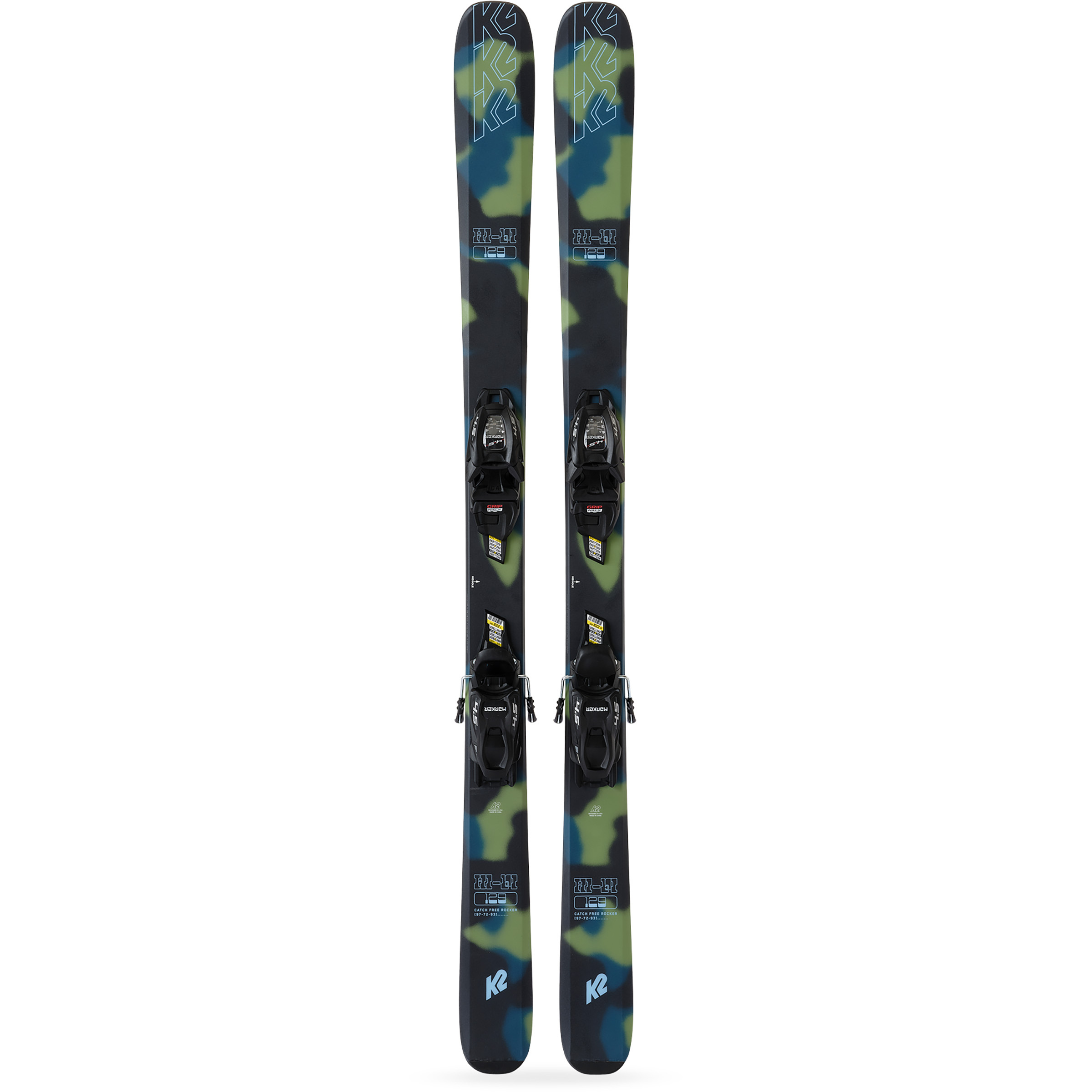 K2 Hi-fi + FDT 7.0 Freerideset 26/27 Kinder Ski weiss Größe 139cm Freeride