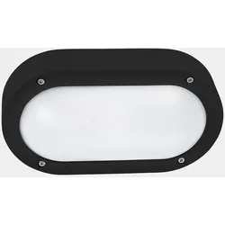 LEDS C4 Wandleuchte IP66 BASIC E27 15W schwarz LEDS-05-9886-60-M1