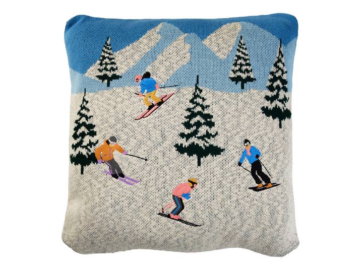Kissen Multicolor/Multicolor 52 x 4 x 52cm Baumwollstoff