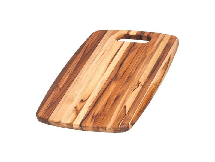 Schneidebrett Teakhaus teak Teakholz massiv B 46 cm T 30.5 cm - Schneidebrett