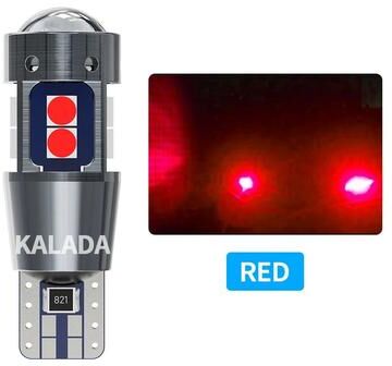 Uplifted Finds High Quality W5W T10 LED CANBUS Error Free Interior Car Bulbs (2 Pack) red
