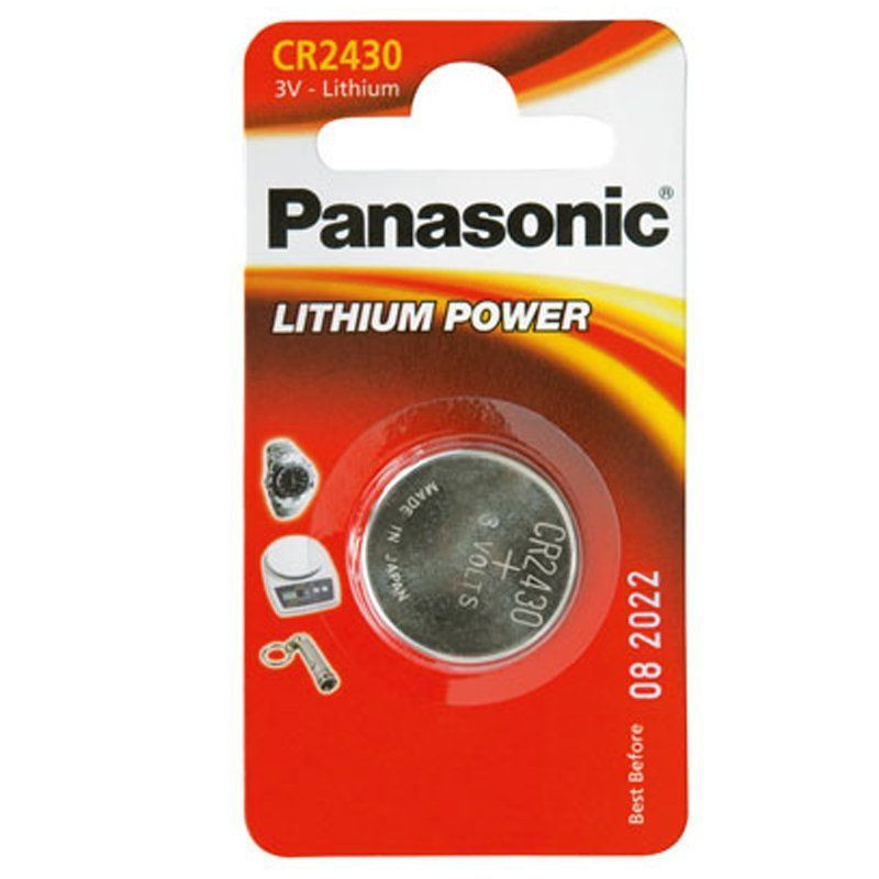 Panasonic CR2430 Lithium batterij 3V 285mAh