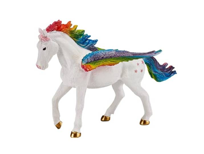 MOJO 387295 Pegasus regenboog speelgoedfiguur, meerkleurig