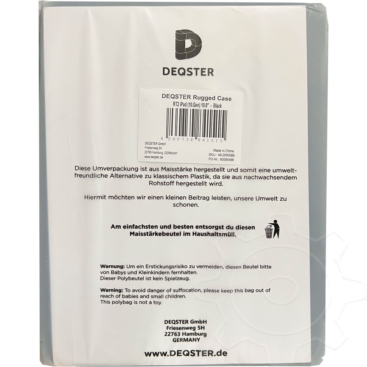 DEQSTER RUGGED CASE RT2 IPAD 10.9IN
