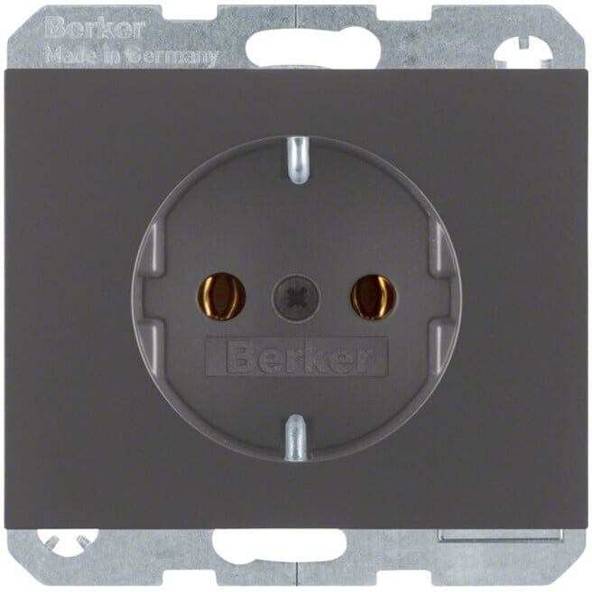 Berker Prise SCHUKO anthracite mat, laquée 47157006 (47157006)
