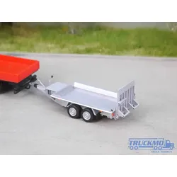 Elbe-Modell Bausatz Tandemanhänger für Baumaschinentransporte EM223