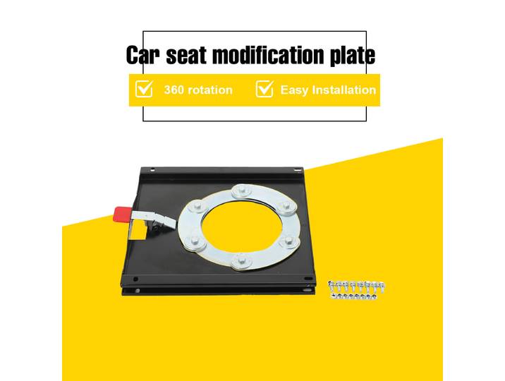 Base pivotante de remplacement pour siège 360° ° Plateau tournant pivotant pour siège conducteur/passager Volkswagen T5 T6