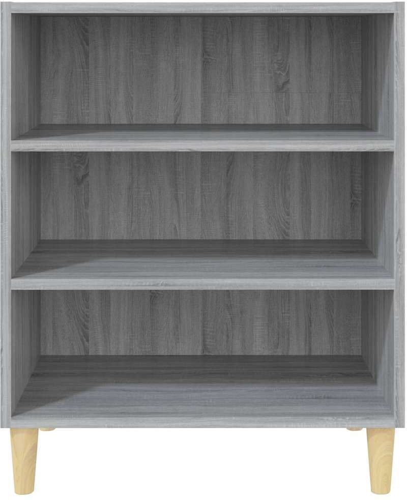 vidaXL Aparador 57x35x70 cm derivados de madeira sonoma cinza Gris