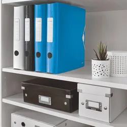 LEITZ Qualitäts-Ordner 180° Active DIN A4, 6,5 cm blau