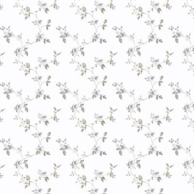 Laon Mini Floral Trail 20.5 In X 33 Ft Washable Wallpaper