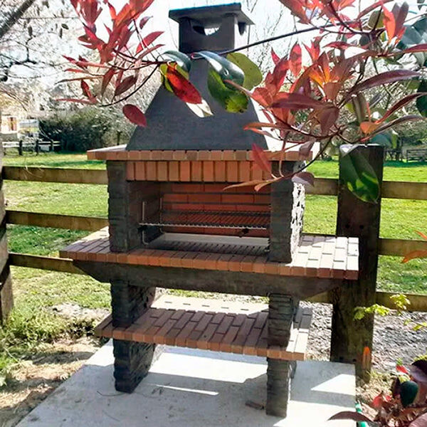 My-Barbecue Barbacoa de jardín de piedra AV340F
