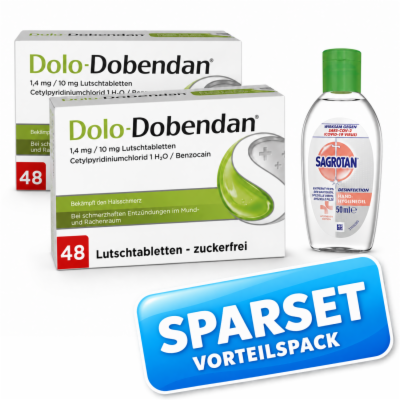 Reckitt Benckiser Deutschland GmbH DOLO-DOBENDAN 1,4 MG/10 MG + SAGROTAN GEL 2X48+1 St 08030696