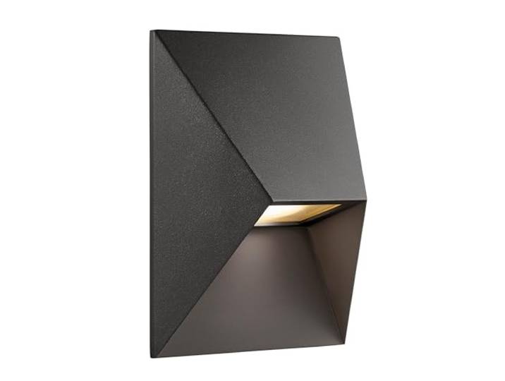 Nordlux Applique murale extérieur architecturale\, Pontio 15 en aluminium noir\, IP54