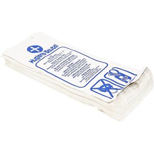Deiss Hygienebeutel Standard, 6-sprachig bedruckt, Papier, geruchs- und blickdicht, 28 x 12 cm, 100 Stück