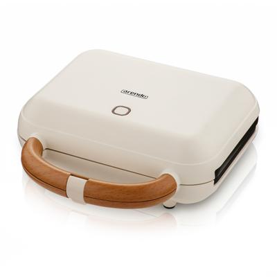Arendo 3-in-1-Sandwichmaker Waffeleisen & Kontaktgrill, Antihaftbeschichtete abnehmbare Platten, 900 W