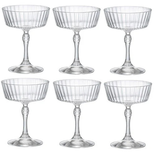 Bormioli Rocco America Cocktailglazen 270 ml - 6 stuks