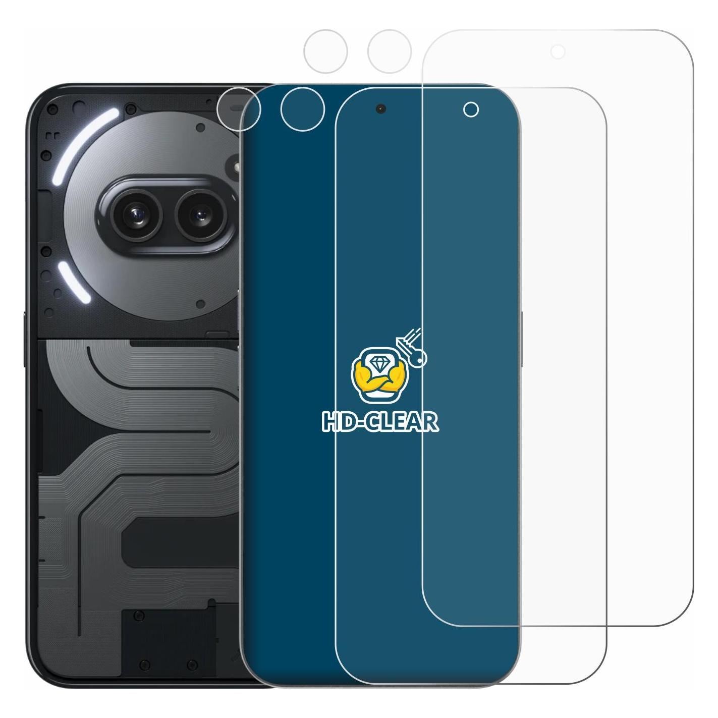Brotect Schutzfolie Displayschutz Displayschutzfolie Folie Klar Transparent (Nothing Phone (2a)) (1855915)