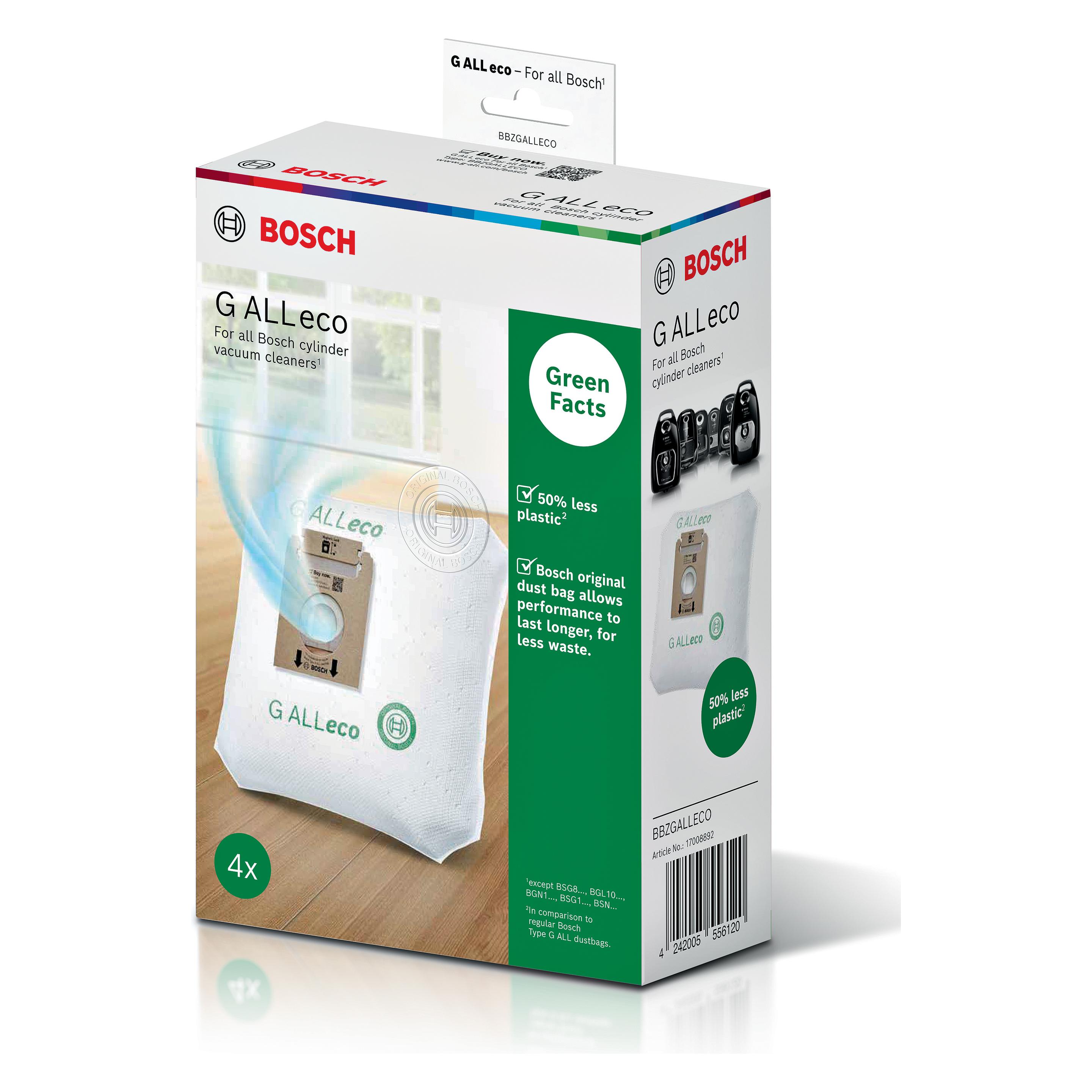 Bosch Hausgeräte BBZGALLECO Dust Bags, 4 pcs (4x) (17008892)