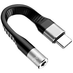 ROLINE Adapter USB Typ C - 3,5mm Audio, ST/BU, 0,1 m 12.03.3241