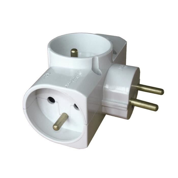 ZENITECH Triplite zijwandplaat, 16A, wit