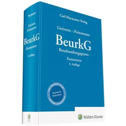 BeurkG - Beurkundungsgesetz, Fachbücher von Herbert Grziwotz, Jörn Heinemann, Konstantin Sauer