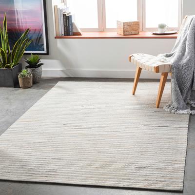 Livabliss Coreen Handmade Modern Striped Hair on Hide Area Rug