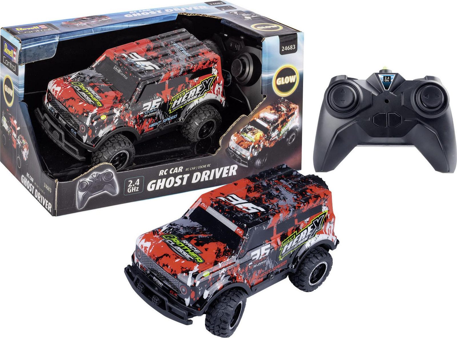 Revell RC-auto spookbestuurder