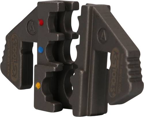 KS Tools Paar Crimp-Einsätze für isolierte Kabelschuhe, Ø 0,5 - 6mm 115.1415
