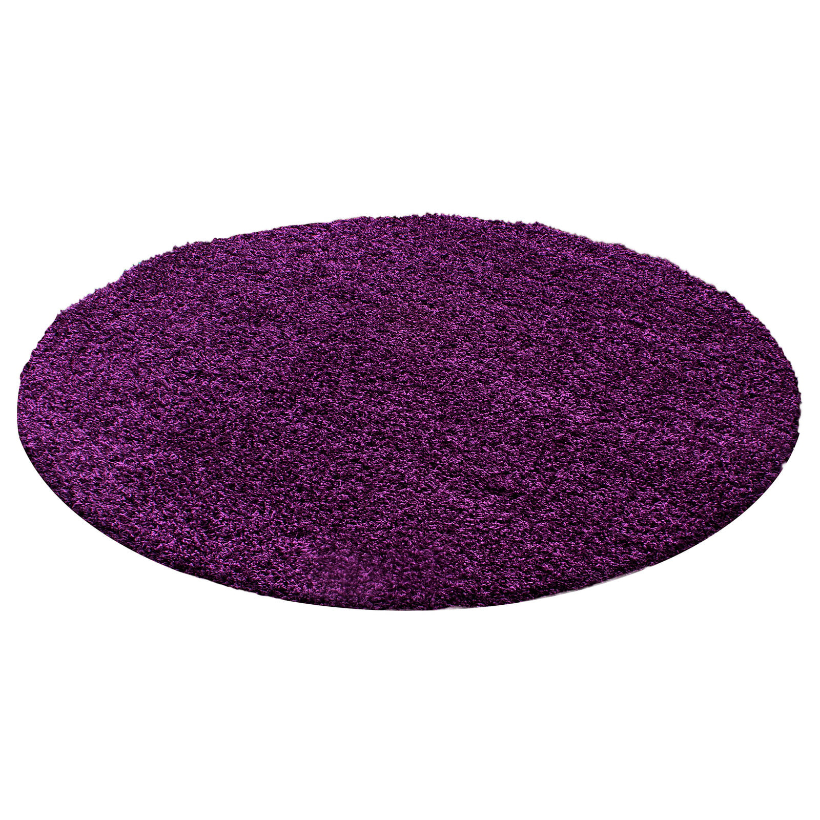 home24 Hoogpolig vloerkleed Life rond Ø 80 cm violet