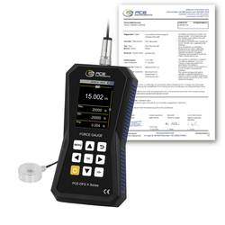 PCE Instruments Kraftmesser PCE-DFG 20K XF-ICA inkl. ISO-Zertifikat 20kN Genauigkeit ±0,05 % FS 32 GB Speicher USB-C