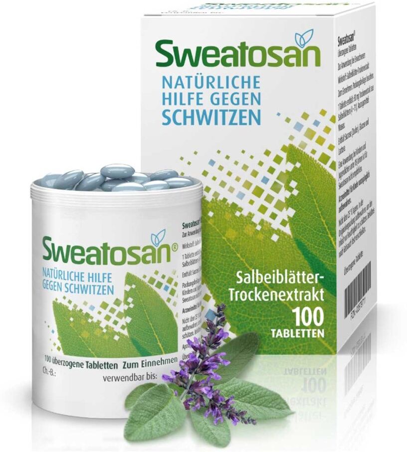 SWEATOSAN pflanzliches Arzneimittel gegen starkes Schwitzen