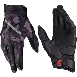 Leatt ADV HydraDri 7.5 Steel Short wasserdichte Motorrad Handschuhe