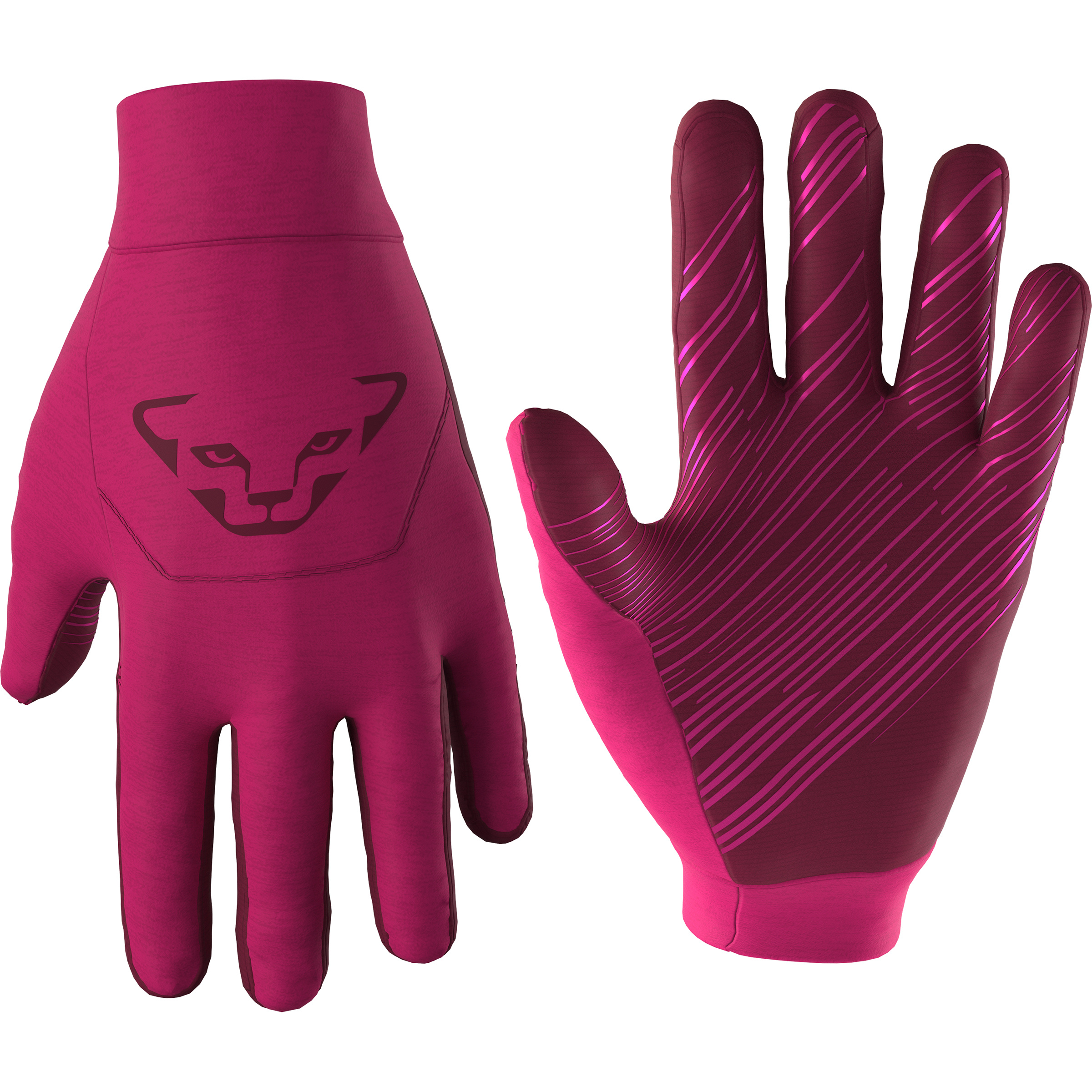 Dynafit Upcycled Thermal Skihandschuhe pink Größe M Trekking Widerstandsfähig Polartec