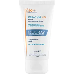 Ducray, Gesichtscreme, KeracnyL UV Fluid gegen Hautunreinheiten (50 ml, Tagescreme, SPF 50+)