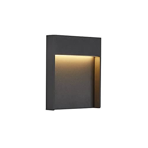 SLV FLATT LED wandopbouwarmatuur voor tuin en terras, antraciet, 14W, 460lm, 3000K, IP65