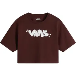 VANS BUSTED TYPE CREW CROP II T-Shirt 2025 bitter chocolate - L