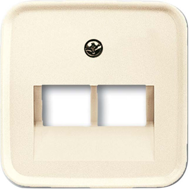 Busch-Jaeger Rosace centrale blanche pour boîte de connexion UAE 2f 1803-02-212 (2CKA001753A8956)
